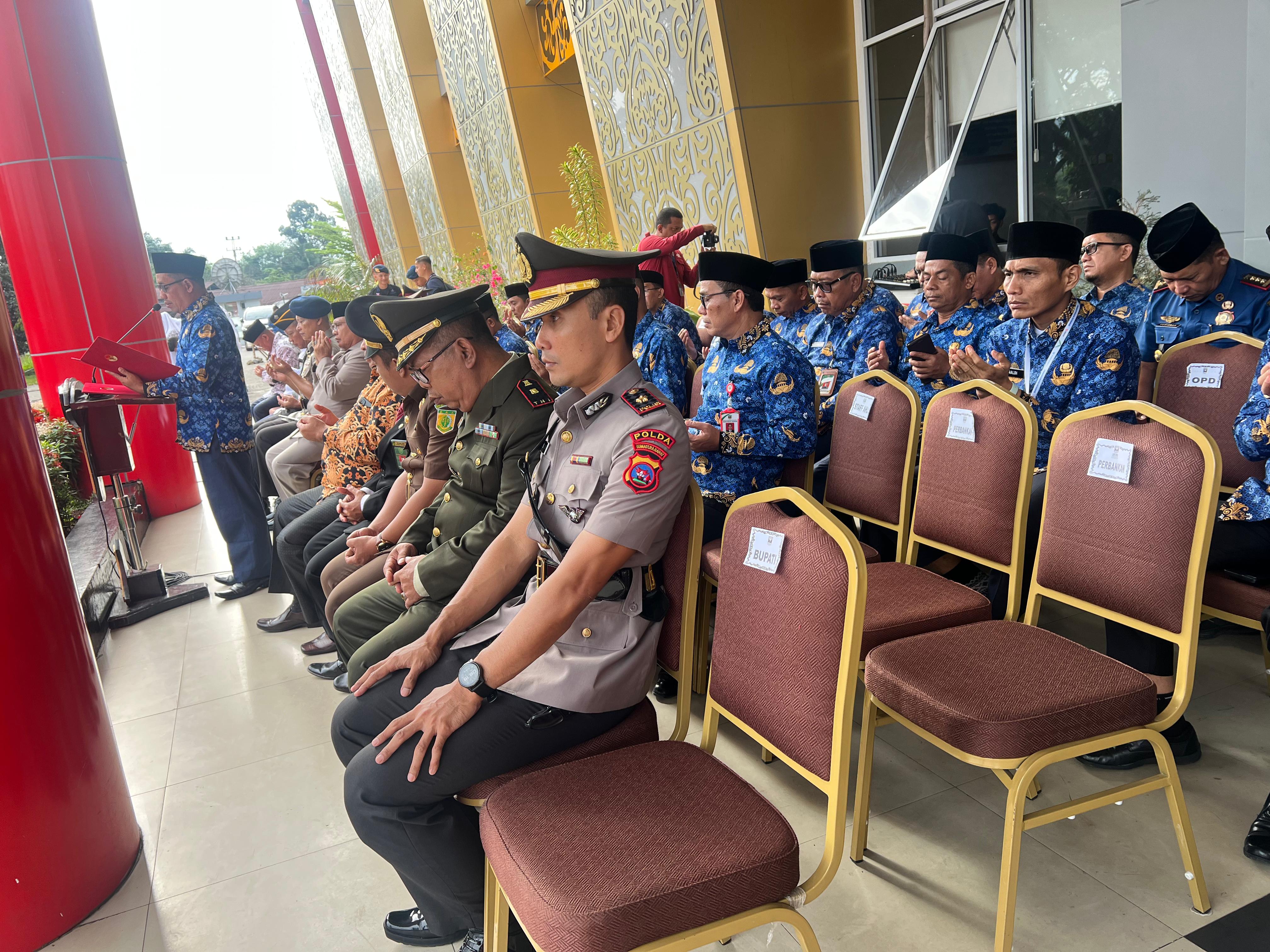 Wakapolres Dharmasraya wakili Kapolres Hadiri Upacara Peringatan Hari Kesaktian Pancasila 2024