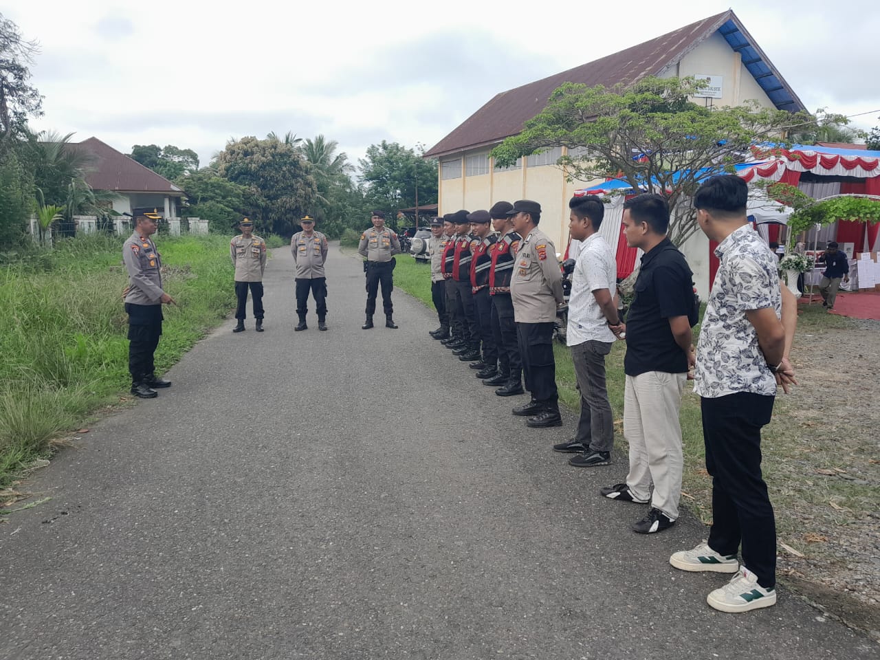 Kabag Ops Pimpin Apel Kesiapan Pengamanan Simulasi Pilkada 2024