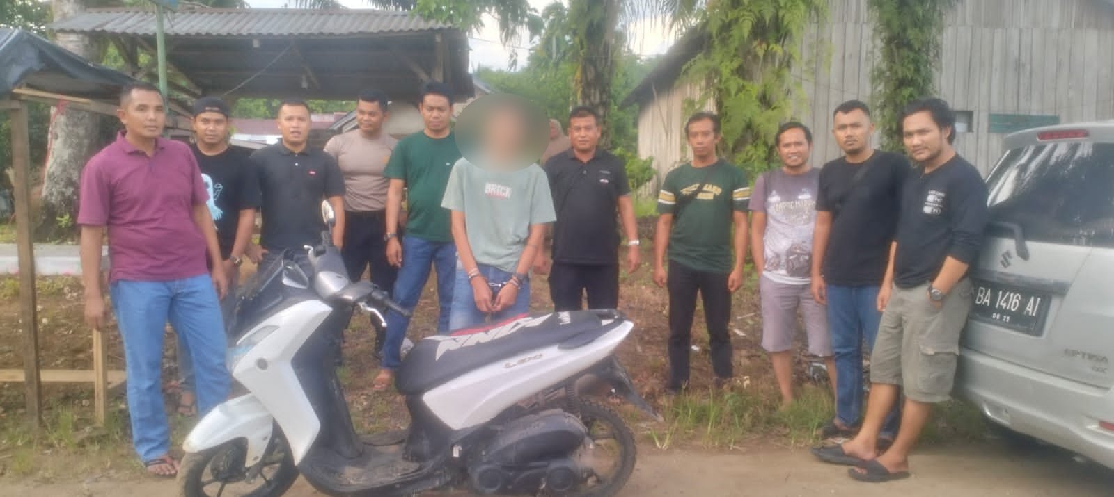 Polsek Sungai Rumbai dan Polres Dharmasraya Ringkus Pelaku Curanmor dalam Waktu Kurang dari 24 Jam