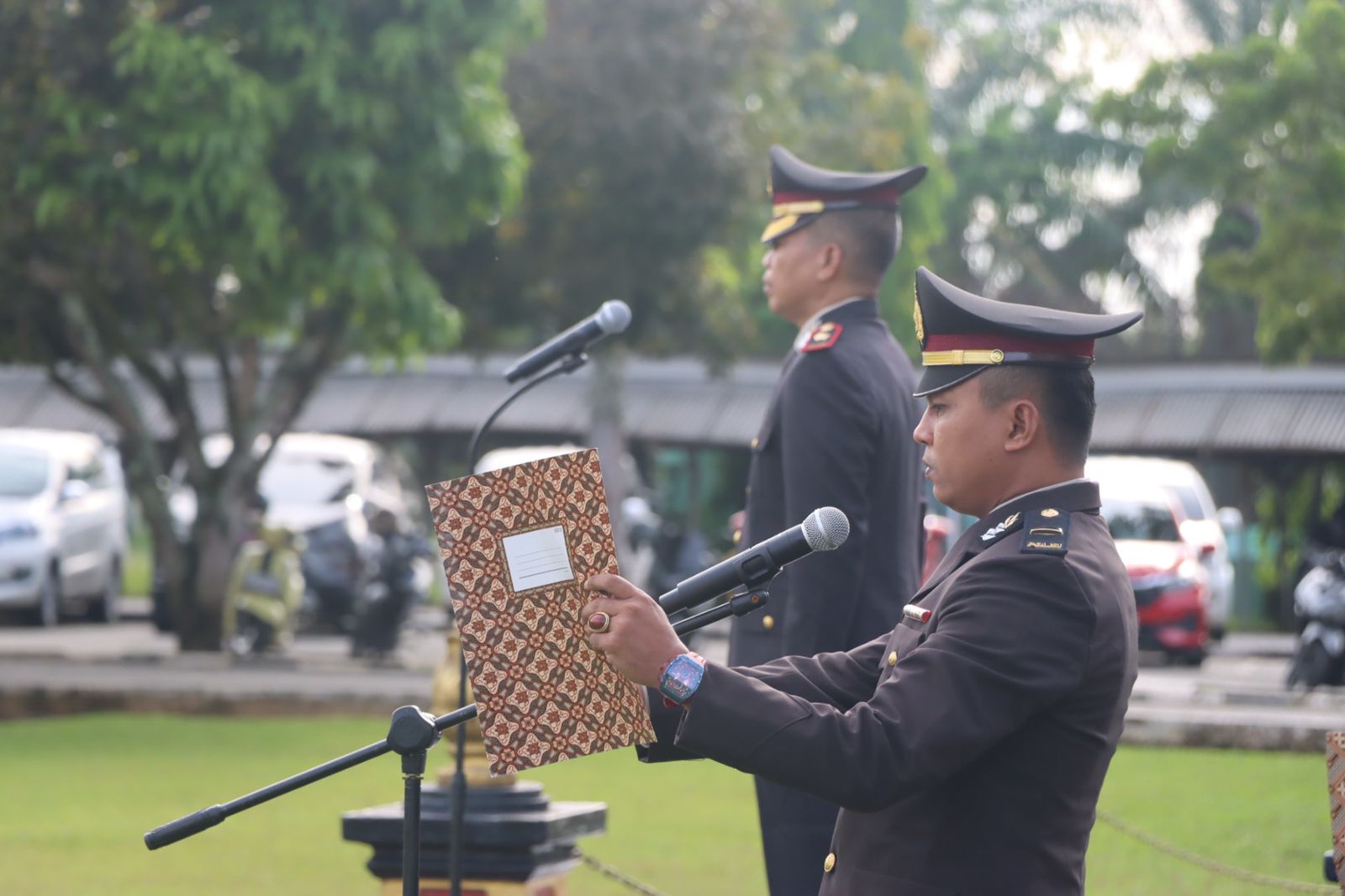 Wakapolres Dharmasraya Pimpin Upacara Peringatan Hari Bela Negara ke-76
