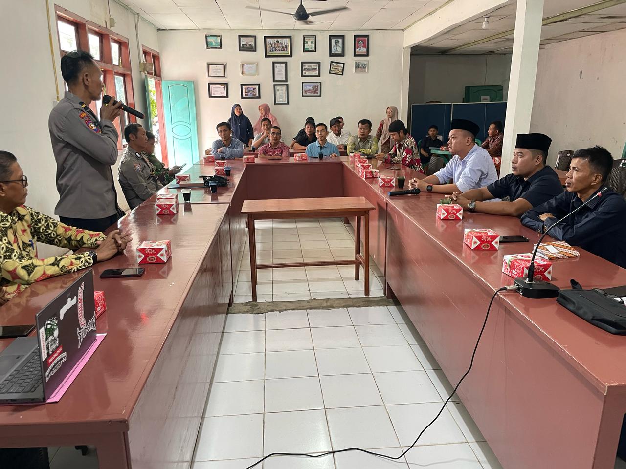Polres Dharmasraya Sosialisasikan Harkamtibmas, Zero Balap Liar, Tawuran, dan Narkoba di Nagari Gunung Medan